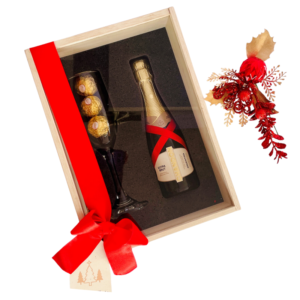 Caja Mini Festejo – Chandon Espumante Extra Brut 187 ml