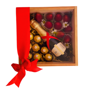 Caja encanto de Nochebuena – Chandon Extra Brut 187 ml