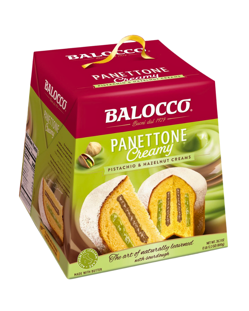 Panettone Creamy Pistachio & Hazelnuts Cream 8OO g