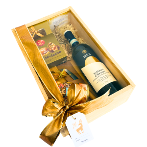 Caja de regalo Espíritu Gourmet 1 – Biagi Trebbiano 750 ml