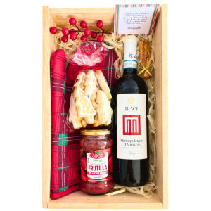 Caja de regalo Tradición & Brindis – Biagi Montepulciano 750 ml