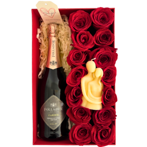 Caja Burbujas y Abrazos – Prosecco Follador 750 ml